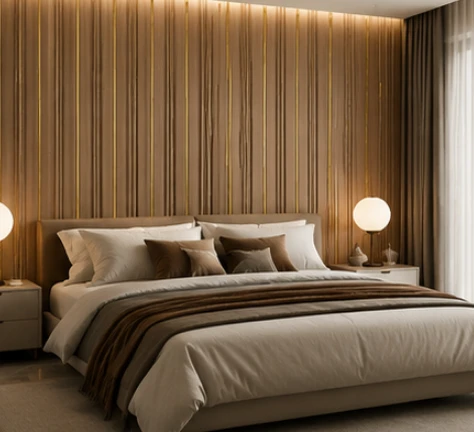 Contemporary Textured PS Wall Panel For Modern Interior Decoration factory