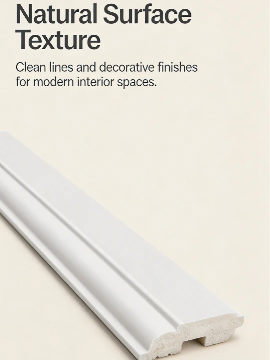 Curved Profile Polystyrene Floor Molding high quality