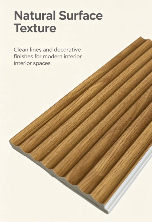 Elegant Fluted PS Wall Panel factory