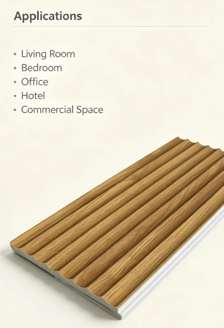 Elegant Fluted PS Wall Panel high quality