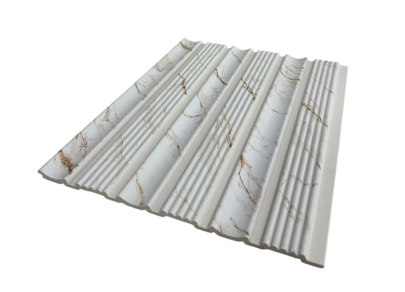 Elegant Marble Finish PS Wall Panel For Living Room, Hotel And Office Walls