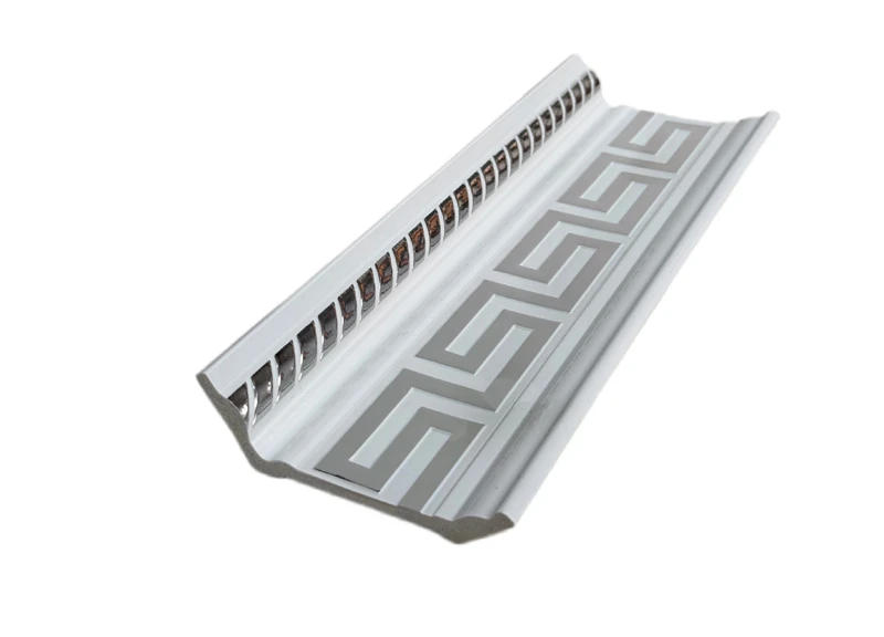 Geometric Embossed PS Crown Molding