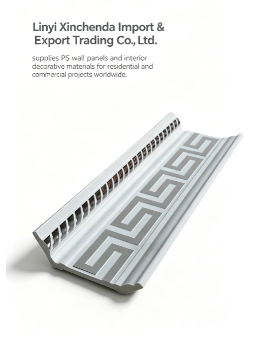 Geometric Embossed PS Crown Molding suppliers