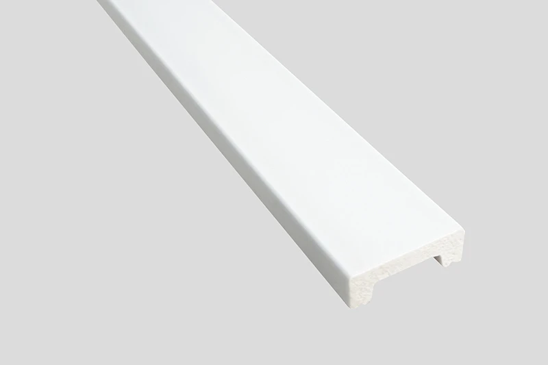 High-Quality PS Skirting Board White Finish