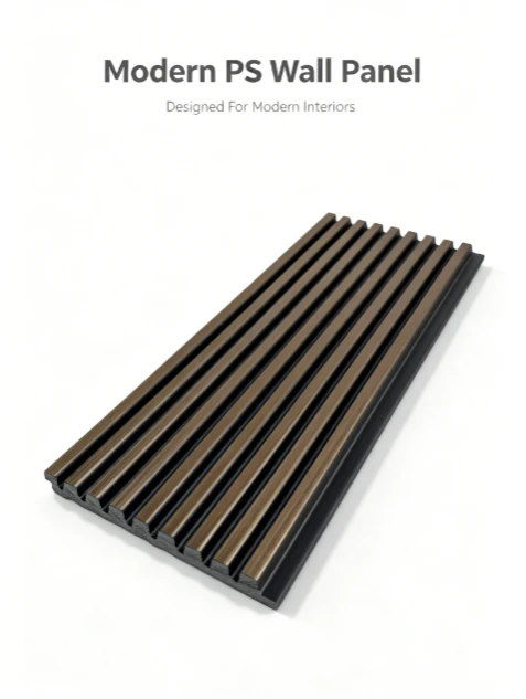 Metallic Fluted PS Decor Wall Panel suppliers