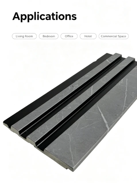 Modern Linear Marble PS Wall Cladding factory