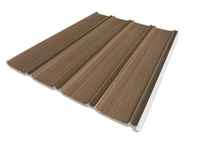 Natural Wood Grain PS Wall Panel For Interior Decoration